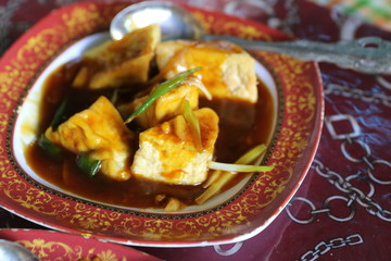 Tofu en sauce