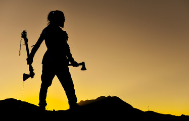 Obraz premium savaşçı & dövüşçü