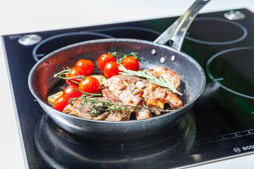 Meat with vegetables