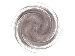 Beige circular abstract fractal