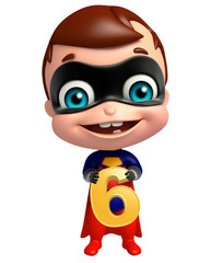 cute superbaby with 6 Digit