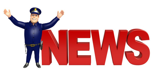 Police with News