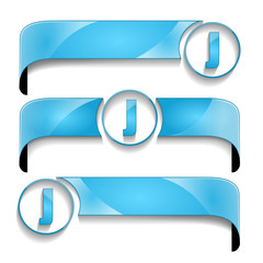 wstęga z ikoną zestaw wektor © vempireart