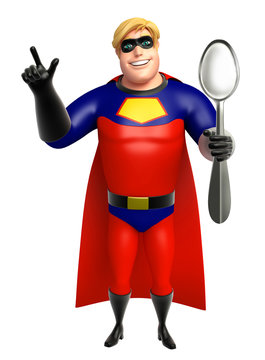 Superhero with Spoon