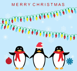 Vector Funny Penguins
