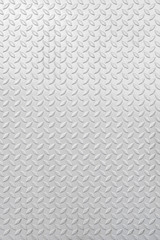 metal diamond plate in silver color for background