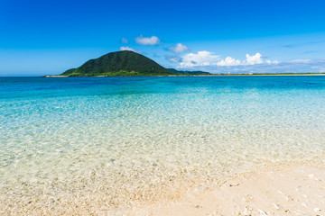 Beach, sea, landscape, Okinawa.