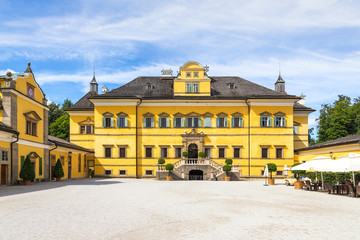 Fototapeta na wymiar Schloss Hellbrunn - summer residence palace near Salzburg, Austr