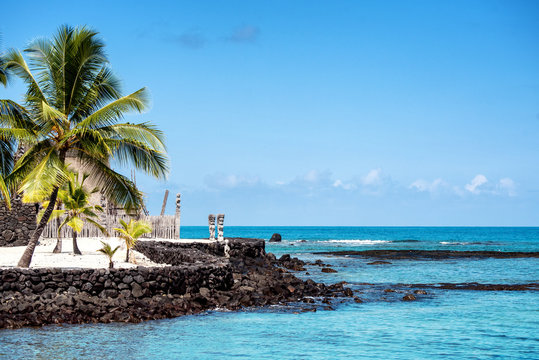 Puʻuhonua o Hōnaunau National Historical Park, formerly a city of refuge