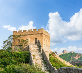 The famous Great Wall of China,jinshanling