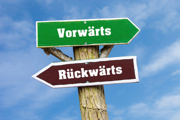 Schild 127 - Vorwärts