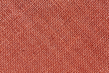 Red sack cloth texture.