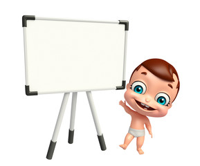 cute baby with Display board