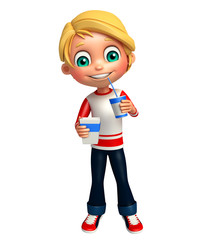 kid boy with Coke