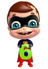 cute superbaby with 6 Digit