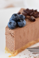 Cheesecake with berries