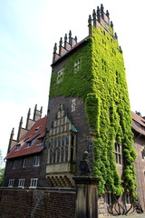 The historic Castle Heessen in Westphalia, Germany