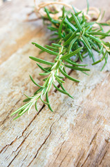 a bunch of fresh rosemary