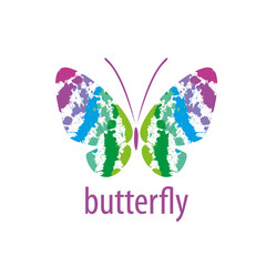 vector butterfly logo