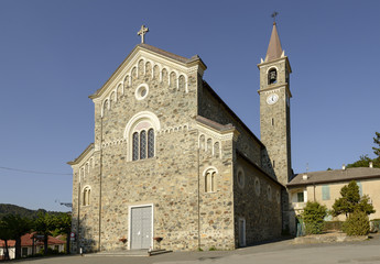 Fototapeta na wymiar San Bernardo church, Tiglieto, Italy