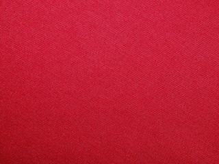 текстура насыщенной  красной ткани из хлопка  