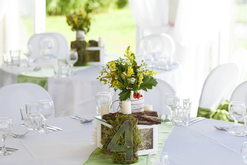 flowers wedding table decoration