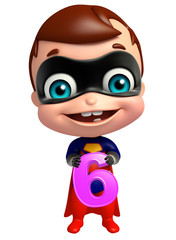 cute superbaby with 6 Digit