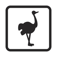 Naklejka premium bird icon