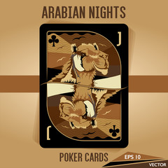 Arabian Nights - Poker Cards - JACK