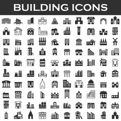building icons set - 121006553