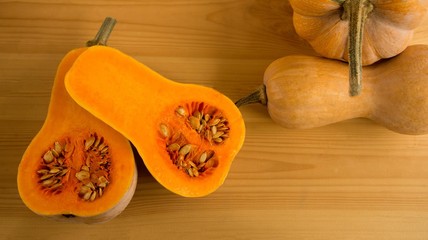 Autumn pumpkin background