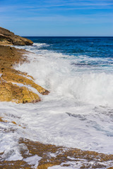 Felsen Meer Wellen Brandung