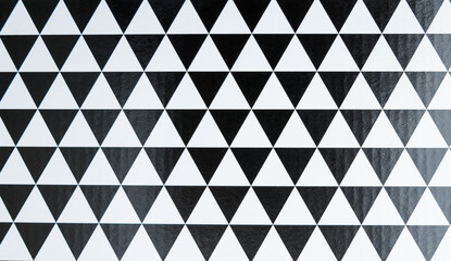 black and white triangle background