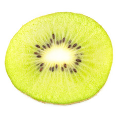 Fototapeta na wymiar Kiwi slice close-up