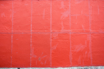 Hintergrund rote verputzte Mauer 