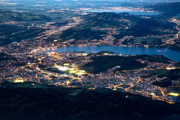 Foto op Plexiglas Luzern by Night © dirkmurer