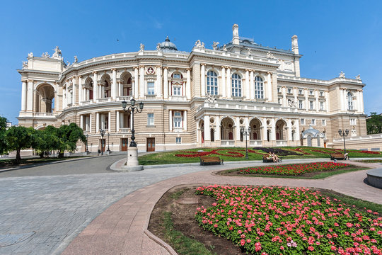 Beautiful opera and ballet house in Odessa Ukraine