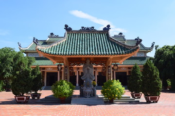The Memorial of Literature temple in vietnam