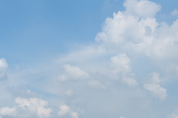 Blue Sky with cloud , Morning Sky