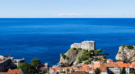 Obraz na płótnie Canvas Fort Lovrijenac in Dubrovnik coast, Croatia