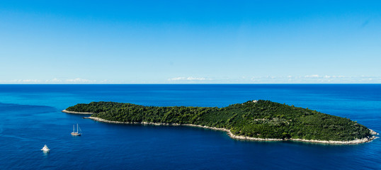 Lokrum island in Dubrovnik coast, Croatia