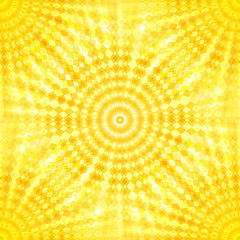 Abstract sun vector seamless pattern