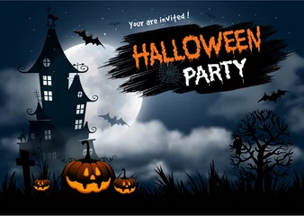Poster Im Rahmen Halloween Party © Pagina