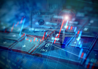 ビジネスイメージ　金融　チャート