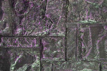 the texture of the stone