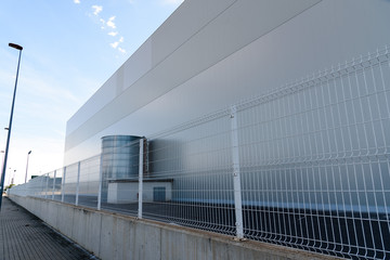 Fototapeta premium Exterior industrial warehouse