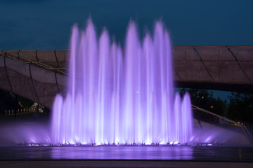 Iluminated fountain