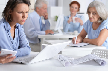 Fototapeta premium working business people In Office 