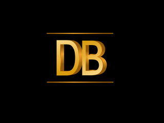 DB Initial Logo for your startup venture