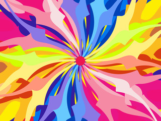 abstract artistic rainbow background